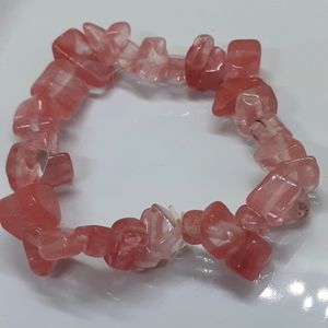 4/$20 Cherry Quartz bracelet
